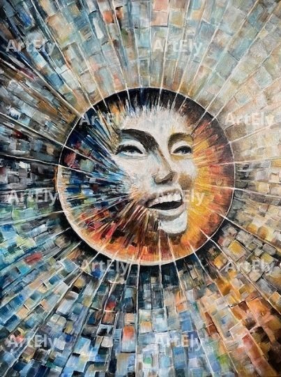 Raggi di gioia - Acrilico su tela | Eliana Cirina - ArtEly