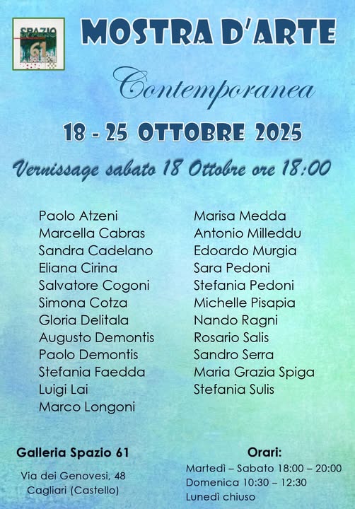Mostra d'arte locandina